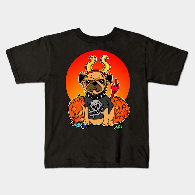 Halloween- Where's the treats? Kids T-Shirt by silentrob668